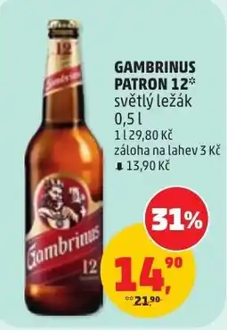 Penny Market Gambrinus patron 12° nabídka