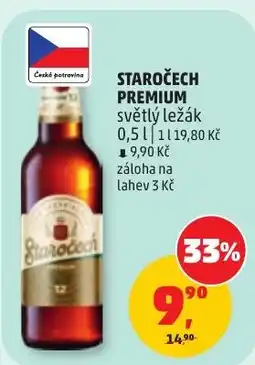Penny Market Staročeš Premium světlý ležák nabídka