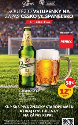 Penny Market Staropramen 12* světlý ležák nabídka
