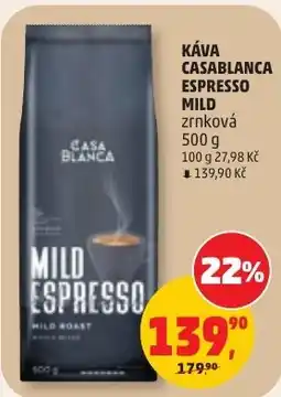 Penny Market Casablanca espresso mild nabídka