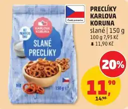 Penny Market Karlová koruna slané preclíky nabídka