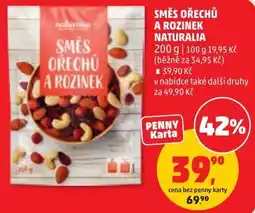 Penny Market Naturalia směs ořechů a rozinek nabídka
