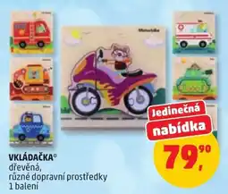 Penny Market Vkládačka dřevěná, různé dopravní prostředky nabídka