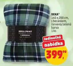 Penny Market Deka print mikrovláknový deka nabídka