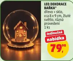 Penny Market Led dekorace baňka nabídka