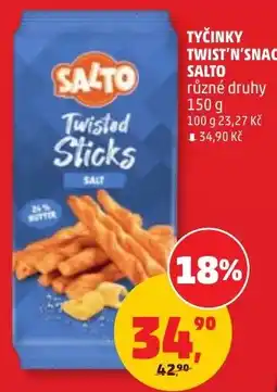 Penny Market Salto twisted sticks salt nabídka