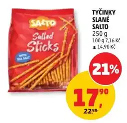 Penny Market Salto slané tyčinky nabídka