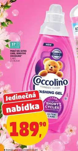 Penny Market Coccolino wonder wash washing gel nabídka