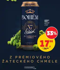 Penny Market Krušovice Bohém ležák nabídka
