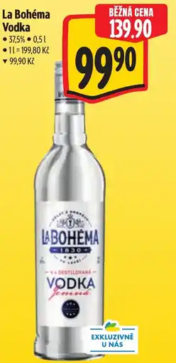 Albert La Bohéma Vodka nabídka