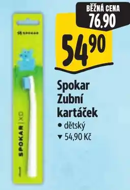 Albert Spokar zubní kartáček dětský nabídka