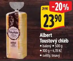 Albert Albert Toustový chléb nabídka
