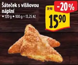 Albert Šáteček s višňovou náplní nabídka