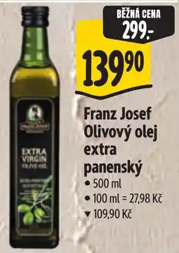Albert Franz Josef olivový olej extra panenský nabídka