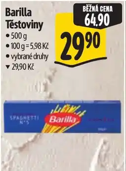 Albert Barilla těstoviny nabídka