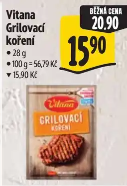 Albert Vitana grilovací koření nabídka