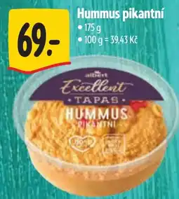 Albert Albert excellent tapas hummus pikantní nabídka