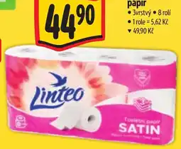 Albert Linteo toaletní papír satin nabídka