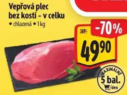 Albert Vepřová plec bez kosti - v celku nabídka