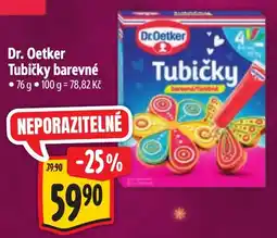 Albert Dr. Oetker tubičky barevné nabídka