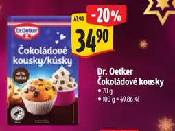 Albert Dr. Oetker Čokoládové kousky nabídka