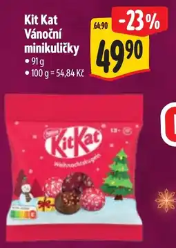 Albert Kit Kat Vánoční minikuličky nabídka