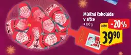 Albert Mléčná čokoláda v síťce nabídka