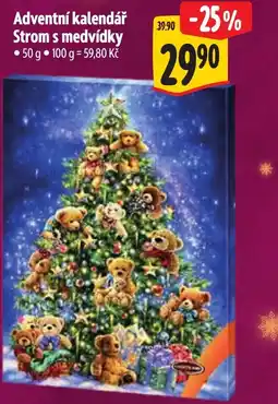 Albert Adventní kalendář Strom s medvídky nabídka