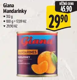 Albert Giana mandarinky nabídka