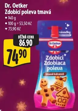 Albert Dr. Oetker zdobící poleva tmavá nabídka
