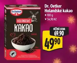 Albert Dr. Oetker holandské kakao nabídka