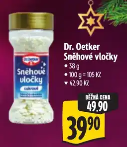 Albert Dr.Oetker sněhové vločky cukrové nabídka