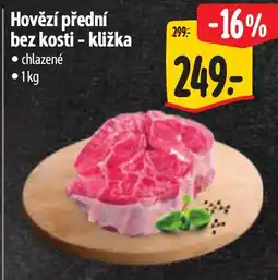 Albert Hovězí přední bez kosti - kližka nabídka