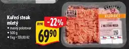Albert Kurecí steak mletý nabídka