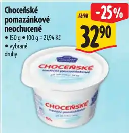 Albert Chocenske pomazankove neochucené nabídka