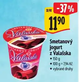 Albert Valašská smetanový jogurt nabídka