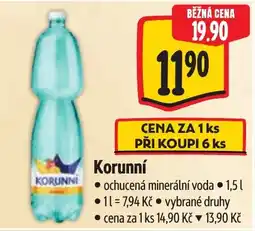 Albert Korunní ochucená minerální voda nabídka