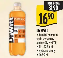 Albert DrWitt funkční minerální voda s vitaminy a minerály nabídka