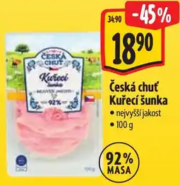 Albert Česká chuť kuřecí šunka nabídka