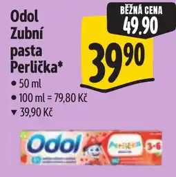 Albert Odol zubní pasta Perlička nabídka