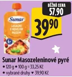 Albert Sunar Masozeleninové pyré nabídka