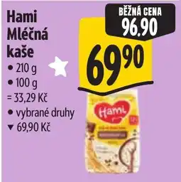 Albert Hami mléčná kaše nabídka