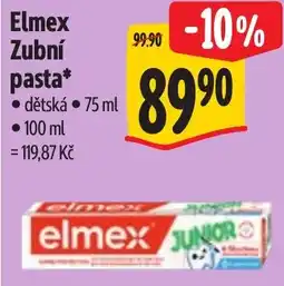 Albert Elmex Zubní pasta* nabídka