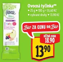 Albert Nature's Promise Bio Ovocná tyčinka nabídka