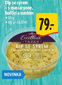 Albert albert excellent tapas dip se sýrem s mascarpone, hořčicí a medem nabídka