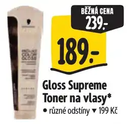 Albert Gloss Supreme Toner na vlasy* nabídka