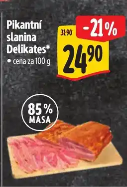 Albert Delikates pikantní slanina nabídka