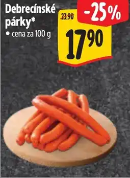 Albert Debrecínské párky nabídka