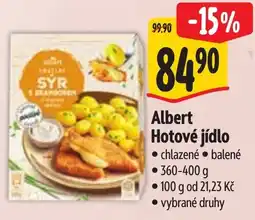 Albert Albert hotové jídlo nabídka