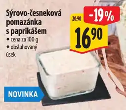 Albert Sýrovo-česneková pomazánka s paprikášem nabídka